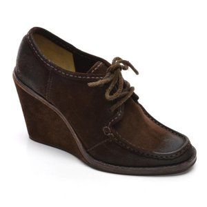 Frye Caroline Lace-Up Ankle Boot Oxford-Wedge